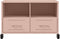 vidaXL - Tv-meubel - 68x39x43,5 - cm - staal - roze