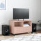 vidaXL - Tv-meubel - 68x39x43,5 - cm - staal - roze
