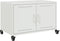 vidaXL - Tv-meubel - 68x39x43,5 - cm - staal - wit