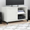 vidaXL - Tv-meubel - 68x39x43,5 - cm - staal - wit
