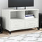 vidaXL - Tv-meubel - 68x39x43,5 - cm - staal - wit
