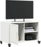 vidaXL - Tv-meubel - 68x39x43,5 - cm - staal - wit