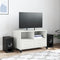 vidaXL - Tv-meubel - 68x39x43,5 - cm - staal - wit