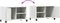 vidaXL - Tv-meubel - 68x39x43,5 - cm - staal - wit