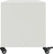 vidaXL - Tv-meubel - 68x39x43,5 - cm - staal - wit