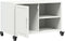 vidaXL - Tv-meubel - 68x39x43,5 - cm - staal - wit