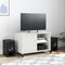 vidaXL - Tv-meubel - 68x39x43,5 - cm - staal - wit