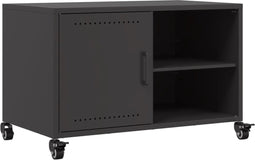 vidaXL - Tv-meubel - 68x39x43,5 - cm - staal - zwart