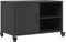 vidaXL - Tv-meubel - 68x39x43,5 - cm - staal - zwart