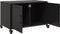 vidaXL - Tv-meubel - 68x39x43,5 - cm - staal - zwart