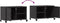 vidaXL - Tv-meubel - 68x39x43,5 - cm - staal - zwart