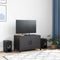 vidaXL - Tv-meubel - 68x39x43,5 - cm - staal - zwart
