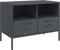 vidaXL - Tv-meubel - 68x39x50,5 - cm - staal - antracietkleurig