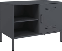 vidaXL - Tv-meubel - 68x39x50,5 - cm - staal - antracietkleurig