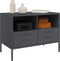 vidaXL - Tv-meubel - 68x39x50,5 - cm - staal - antracietkleurig