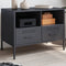 vidaXL - Tv-meubel - 68x39x50,5 - cm - staal - antracietkleurig