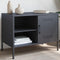 vidaXL - Tv-meubel - 68x39x50,5 - cm - staal - antracietkleurig