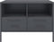 vidaXL - Tv-meubel - 68x39x50,5 - cm - staal - antracietkleurig