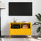vidaXL - Tv-meubel - 68x39x50,5 - cm - staal - mosterdgeel
