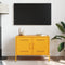 vidaXL - Tv-meubel - 68x39x50,5 - cm - staal - mosterdgeel