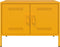 vidaXL - Tv-meubel - 68x39x50,5 - cm - staal - mosterdgeel