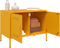 vidaXL - Tv-meubel - 68x39x50,5 - cm - staal - mosterdgeel