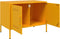 vidaXL - Tv-meubel - 68x39x50,5 - cm - staal - mosterdgeel