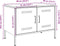 vidaXL - Tv-meubel - 68x39x50,5 - cm - staal - olijfgroen