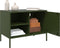 vidaXL - Tv-meubel - 68x39x50,5 - cm - staal - olijfgroen