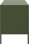 vidaXL - Tv-meubel - 68x39x50,5 - cm - staal - olijfgroen