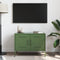 vidaXL - Tv-meubel - 68x39x50,5 - cm - staal - olijfgroen