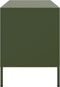 vidaXL - Tv-meubel - 68x39x50,5 - cm - staal - olijfgroen