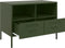 vidaXL - Tv-meubel - 68x39x50,5 - cm - staal - olijfgroen