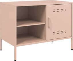 vidaXL - Tv-meubel - 68x39x50,5 - cm - staal - roze