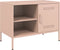 vidaXL - Tv-meubel - 68x39x50,5 - cm - staal - roze
