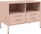 vidaXL - Tv-meubel - 68x39x50,5 - cm - staal - roze