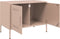 vidaXL - Tv-meubel - 68x39x50,5 - cm - staal - roze