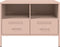 vidaXL - Tv-meubel - 68x39x50,5 - cm - staal - roze