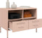 vidaXL - Tv-meubel - 68x39x50,5 - cm - staal - roze
