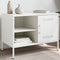 vidaXL - Tv-meubel - 68x39x50,5 - cm - staal - wit