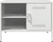 vidaXL - Tv-meubel - 68x39x50,5 - cm - staal - wit