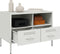 vidaXL - Tv-meubel - 68x39x50,5 - cm - staal - wit