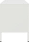 vidaXL - Tv-meubel - 68x39x50,5 - cm - staal - wit