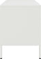 vidaXL - Tv-meubel - 68x39x50,5 - cm - staal - wit
