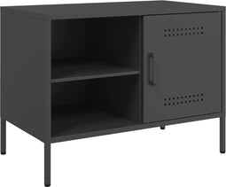 vidaXL - Tv-meubel - 68x39x50,5 - cm - staal - zwart