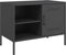 vidaXL - Tv-meubel - 68x39x50,5 - cm - staal - zwart