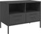 vidaXL - Tv-meubel - 68x39x50,5 - cm - staal - zwart