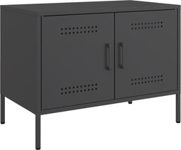vidaXL - Tv-meubel - 68x39x50,5 - cm - staal - zwart