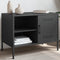 vidaXL - Tv-meubel - 68x39x50,5 - cm - staal - zwart