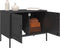 vidaXL - Tv-meubel - 68x39x50,5 - cm - staal - zwart